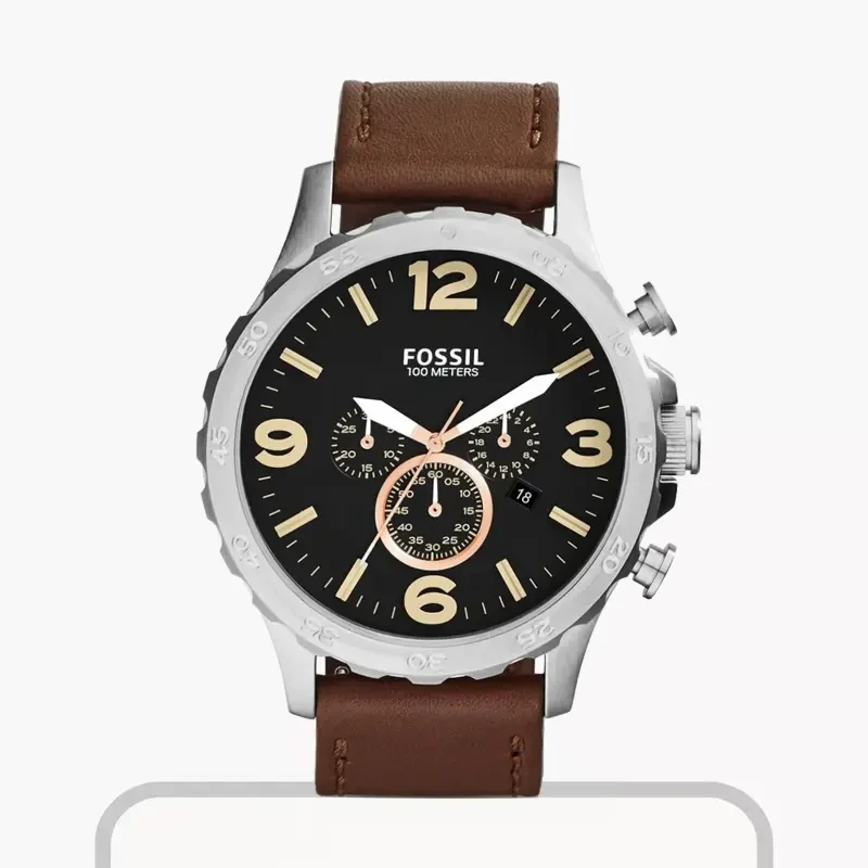 Fossil Nate Chronograph Black Men's Watch | JR1475